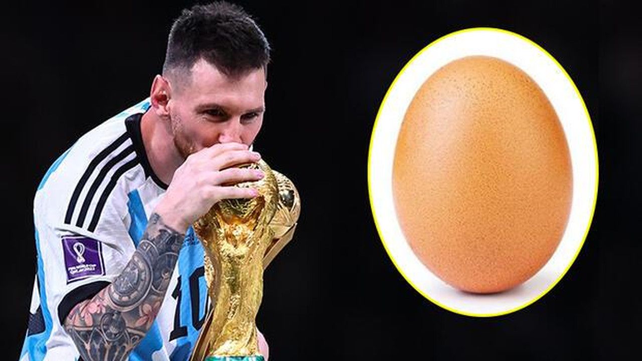 Lionel Messi Instagram'da dünya rekoru kırdı! Meşhur yumurta paylaşımını geçti...