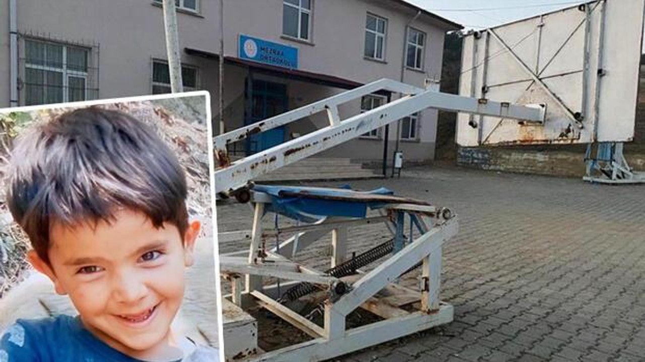 Samsun'da 5 yaşındaki çocuğun feci ölümü! Basketbol potasına sıkıştı