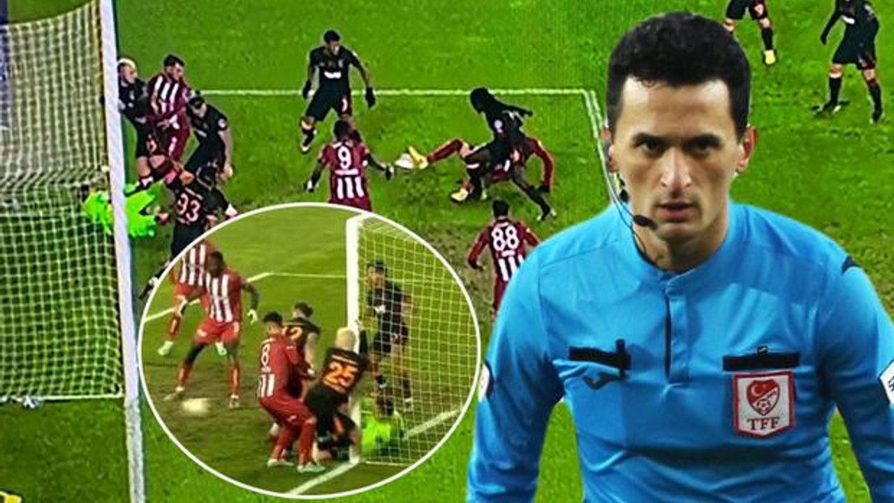 Sivasspor-Galatasaray maçında çok konuşulan karar! Hakem golü iptal etti, VAR sonrası tepki...