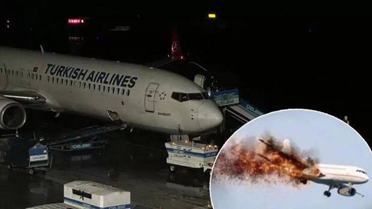 Uçaktakilere 'havada yanan uçak' fotoğrafı göndermişti! Tahliye anonsu kamerada