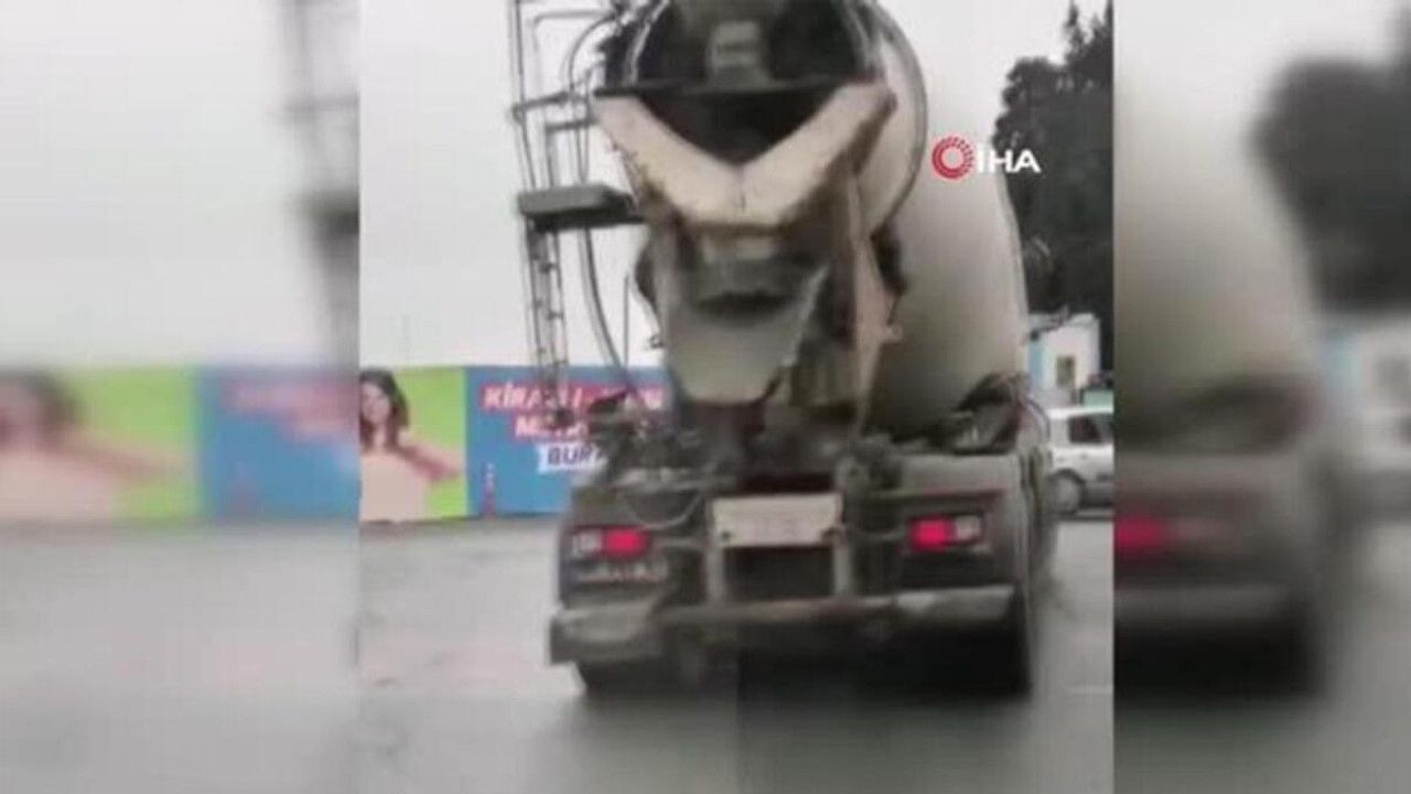 Ambulansa yol vermemek için yola beton dökmüştü: O sürücüye ceza yağdı