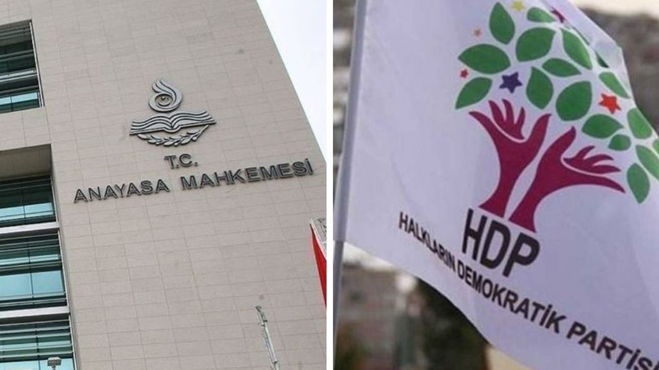 Anayasa Mahkemesi HDP'nin hazine yardımı hesabına geçici bloke koydu