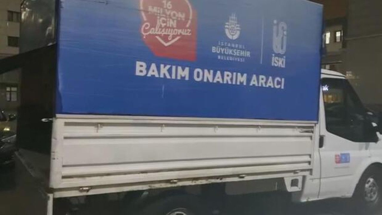 İBB ve İSKİ logolu kamyonette 112 kilo esrar ele geçirildi