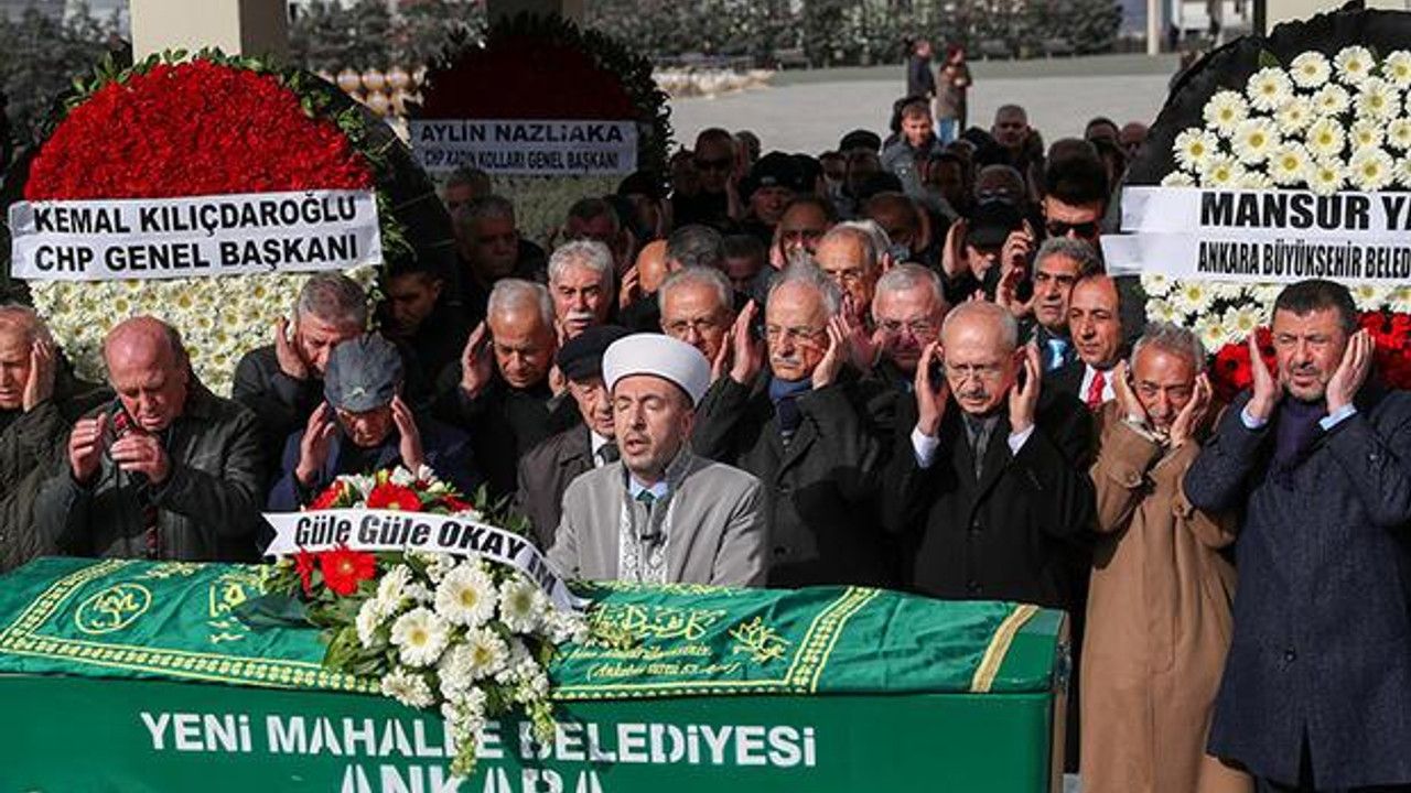 Kılıçdaroğlu, Okay Karayalçın'ın cenazesine katıldı