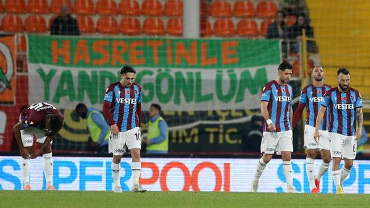 Trabzonspor'un deplasmanda yüzü gülmüyor