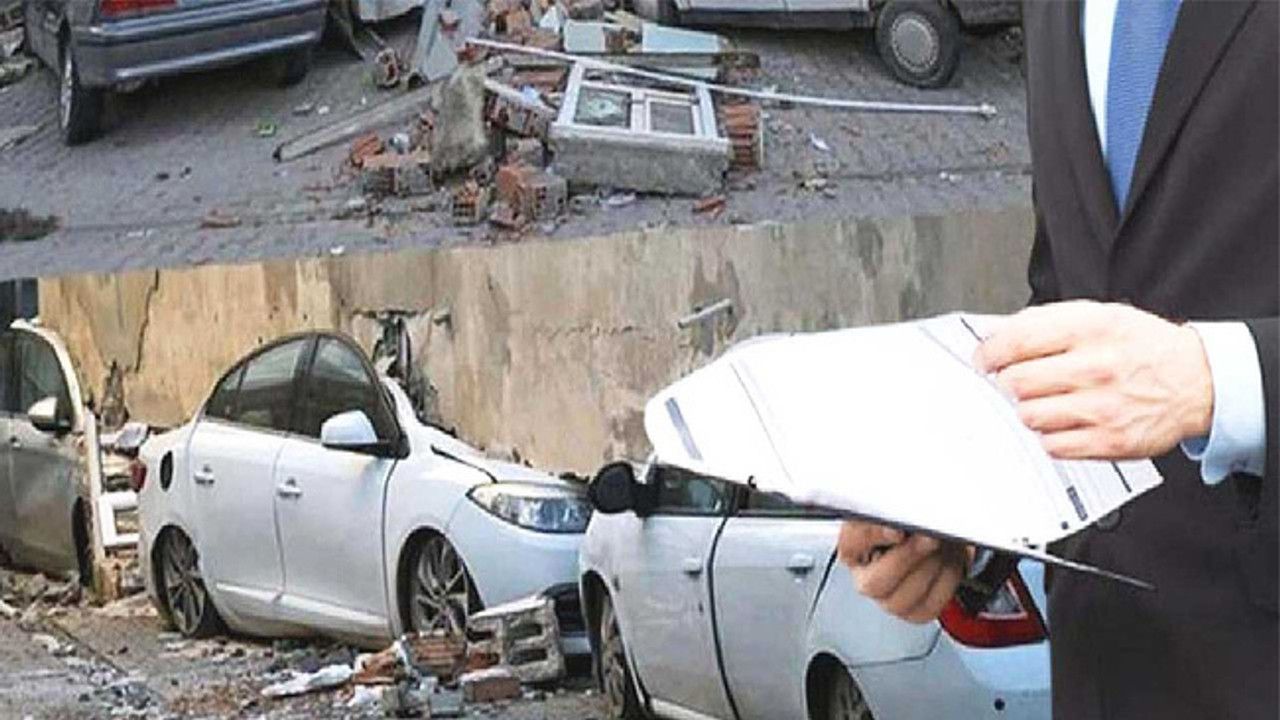Depremde otomobilleri hasar alan yüz binlerce kişi ne yapacak?