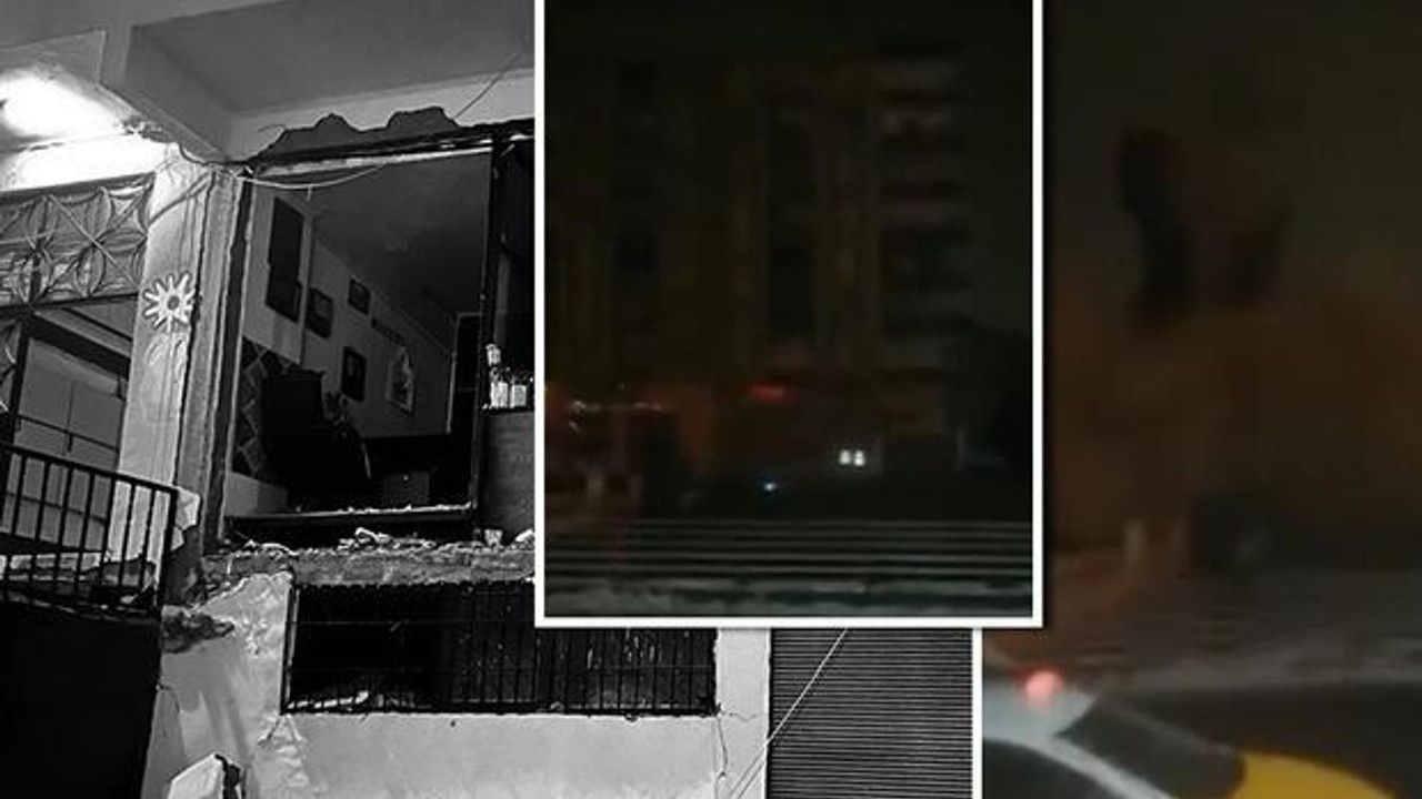 Diyarbakır'da deprem anı kamerada