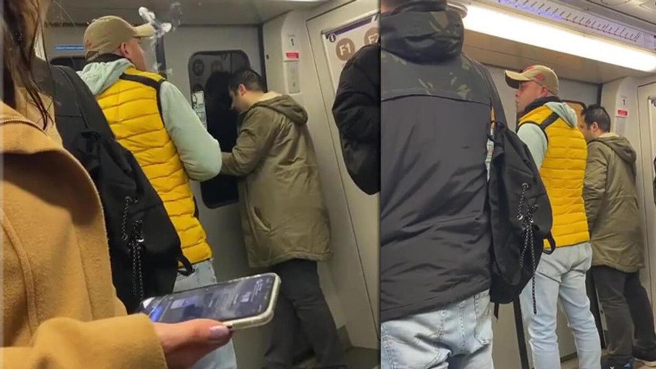 Metroda sigara içti, kendisini uyaranlara hakaret etti!