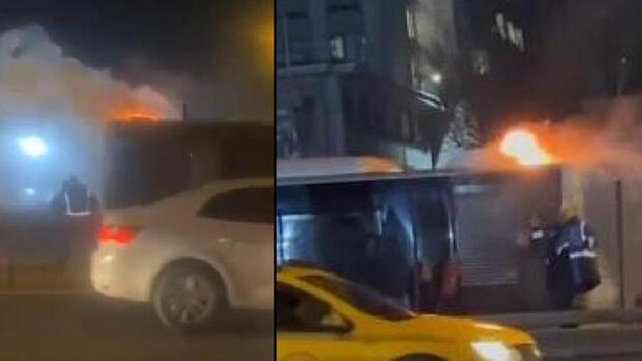 Son dakika: Bakırköy'de metrobüs alev alev yandı... Seferler aksadı