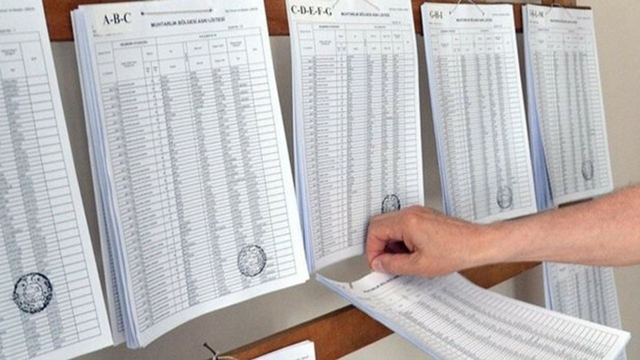 Aydın'da seçmen listeleri askıya çıkarıldı