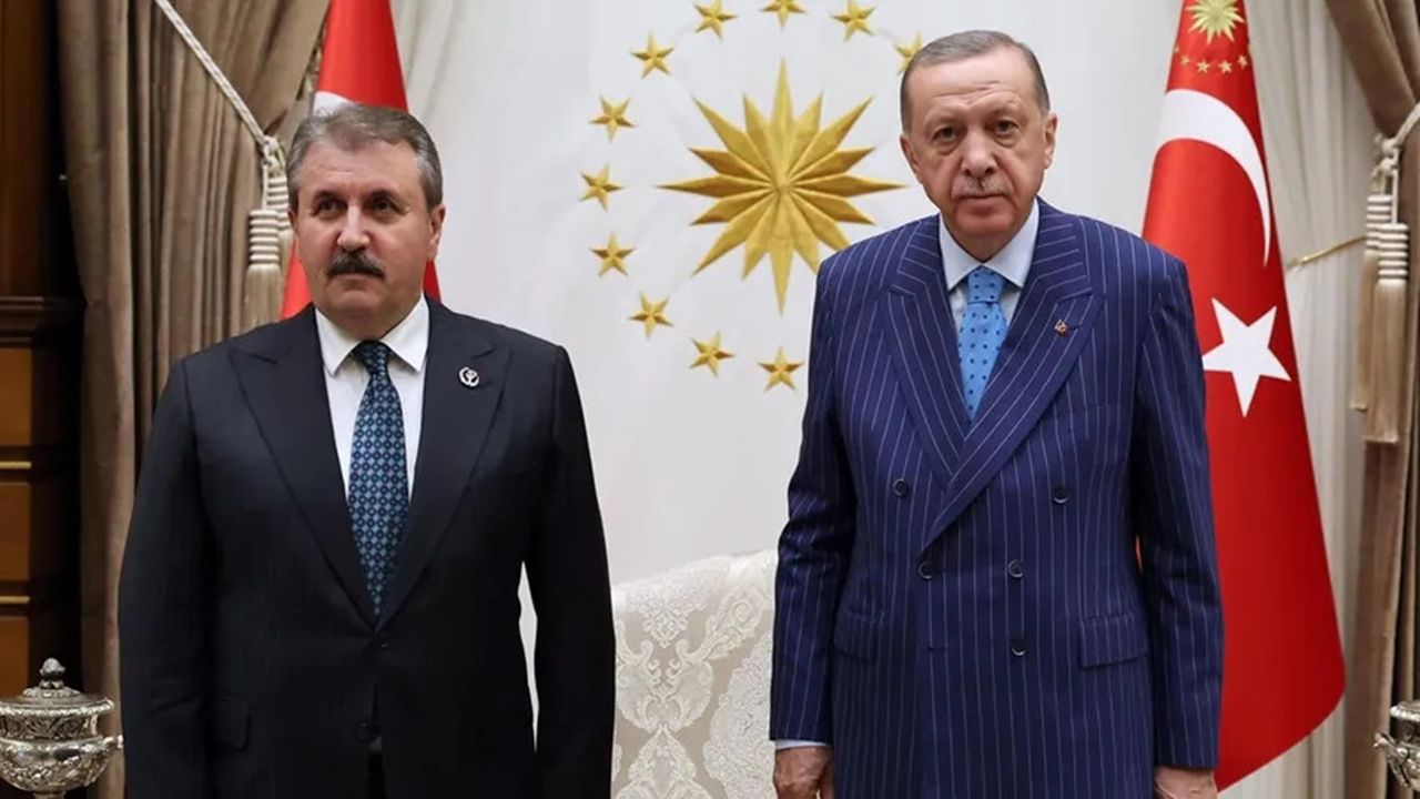 Cumhurbaşkanı Erdoğan ile BBP lideri Destici görüştü