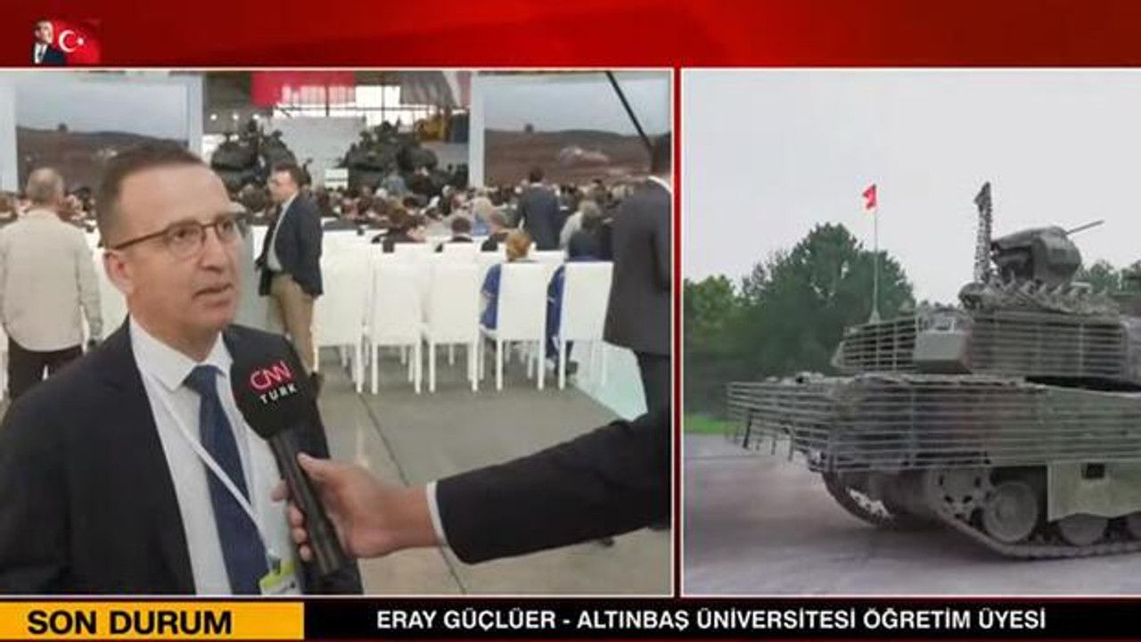 ASAM Uzmanı Güçlüer CNN Türk'e Altay Tankı'nı anlattı: Bu tankların vurulması, mayınla durdurulması mümkünün değil