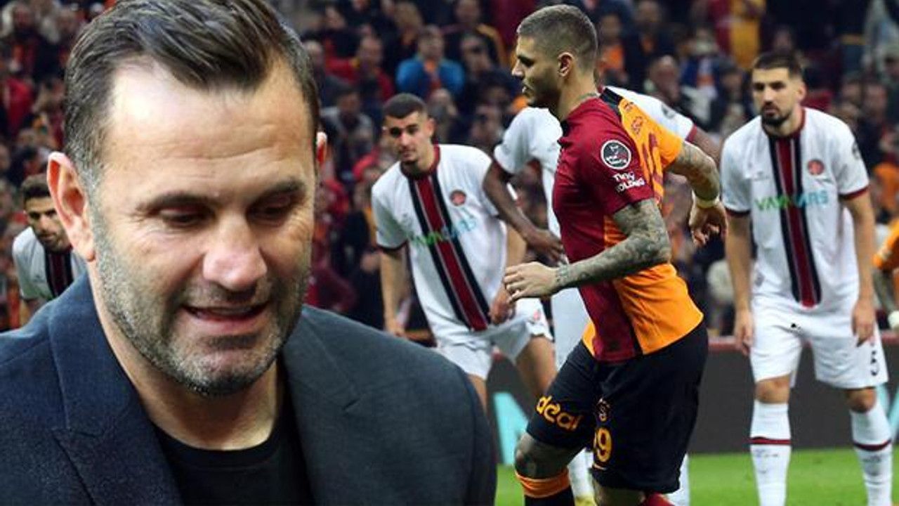 Galatasaray'da Mauro Icardi penaltı kaçırdı, Okan Buruk çok sinirlendi! Kulübeyi yumrukladı, bu sezon bir ilk...