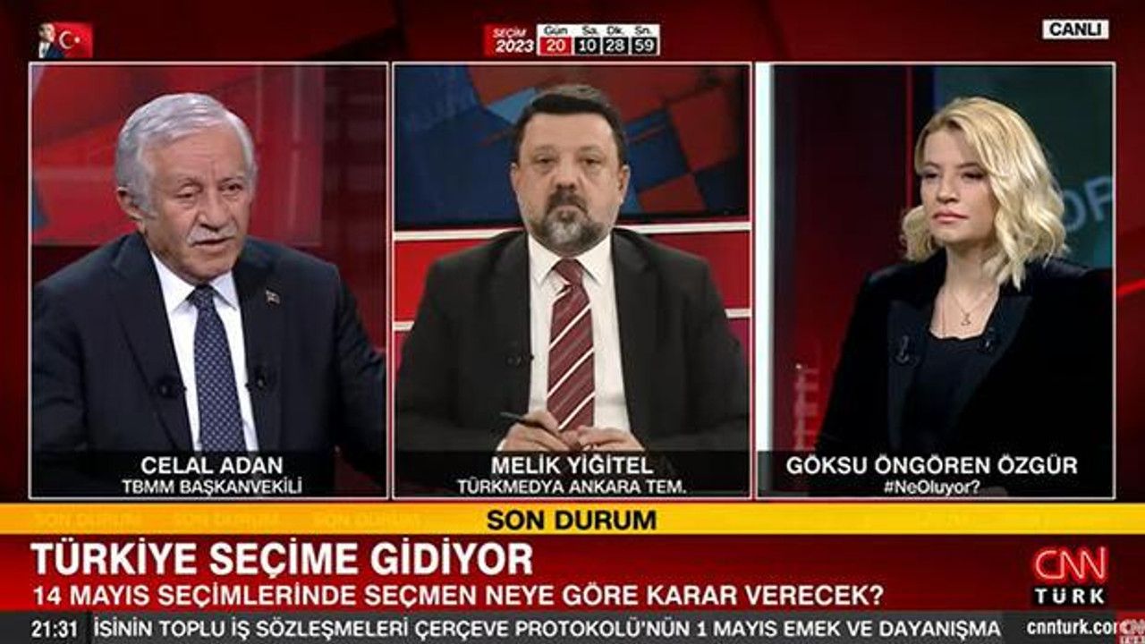 MHP İstanbul Milletvekili Adan CNN Türk'te konuştu... "Demokrasi sahtekarlığı yapanlar 14 Mayıs'ta perişan olacaklardır"