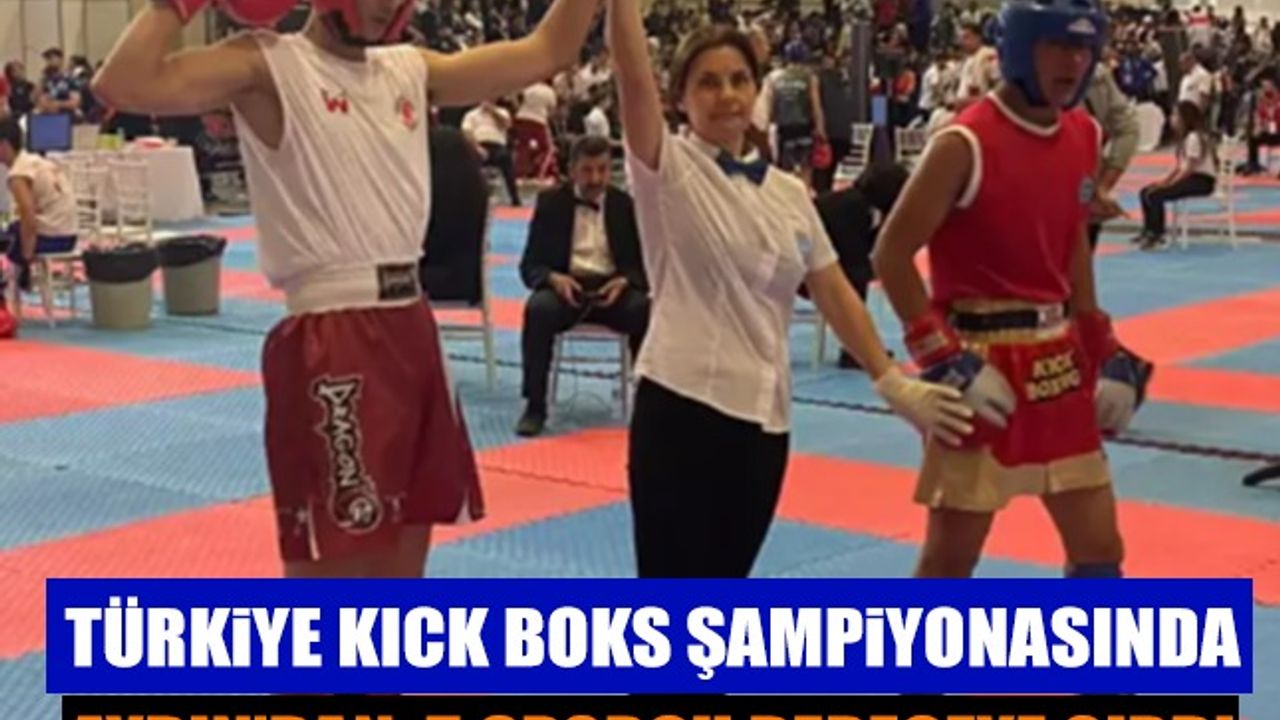 Türkiye Kick Boks şampiyonasında Aydın'dan 5 sporcu dereceye girdi