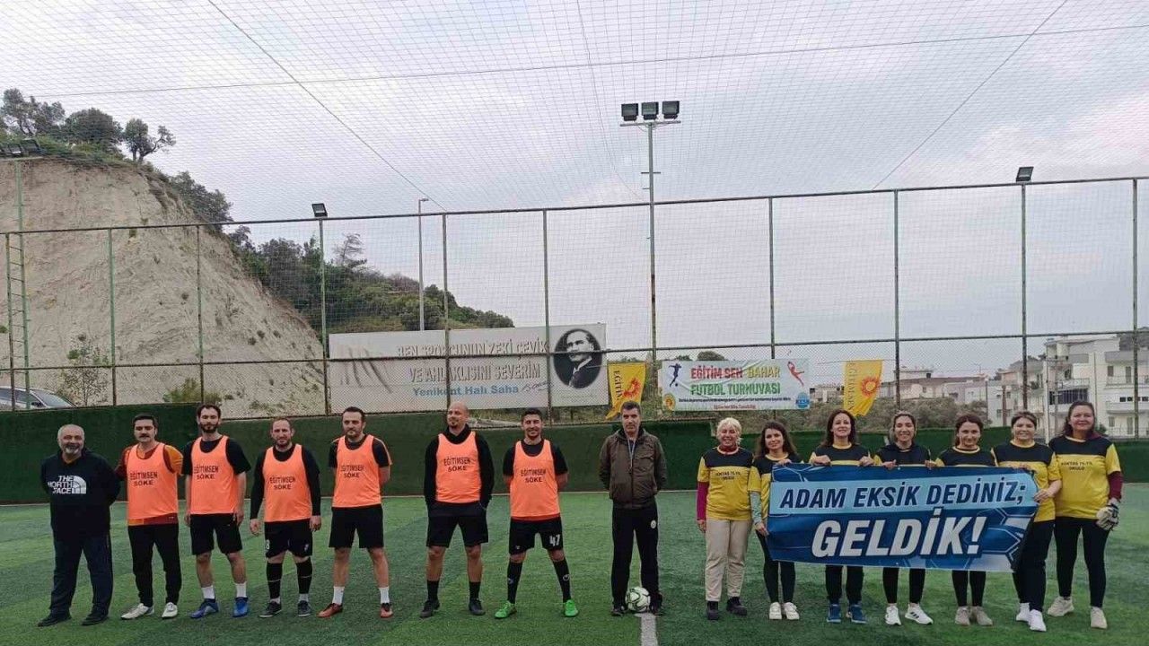Söke’deki Futbol Turnuvası’nda kadınlar sahaya çıktı