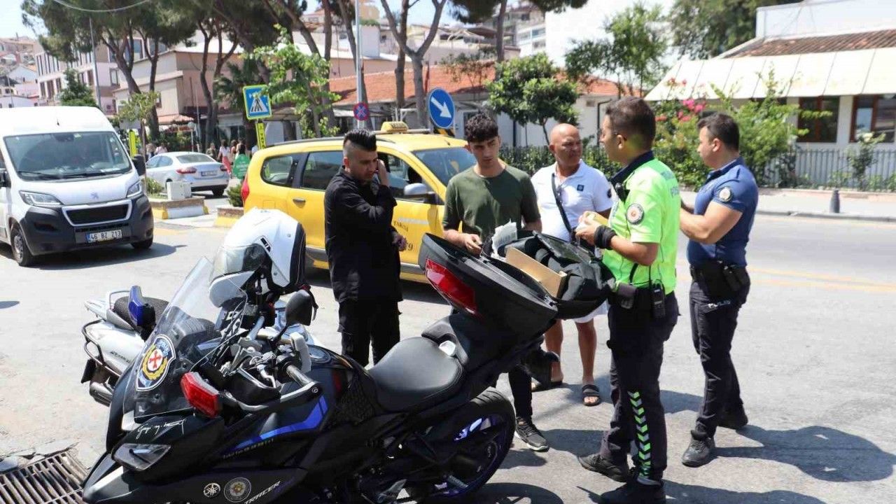 Kuşadası’nda kurallara uymayan motosiklet sürücülerine rekor ceza