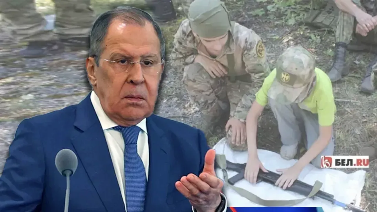 Lavrov'dan çarpıcı sözler: ABD ile doğrudan savaştayız! Rus çocuklar savaşa hazırlanıyor