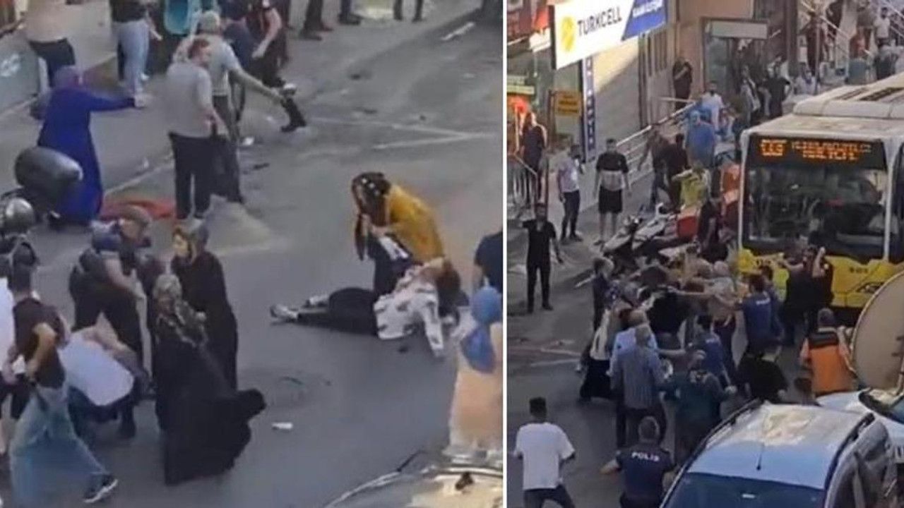 İstanbul'da motokurye dehşeti! Görüntüler ortaya çıktı: 1 kişi öldü, 6 kişi yaralandı