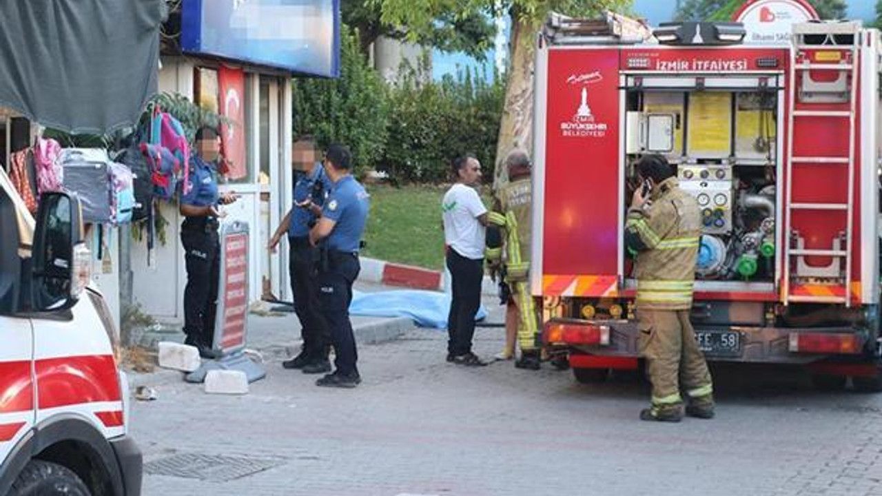 İzmir Bayraklı'da barda yangında bir can kaybı