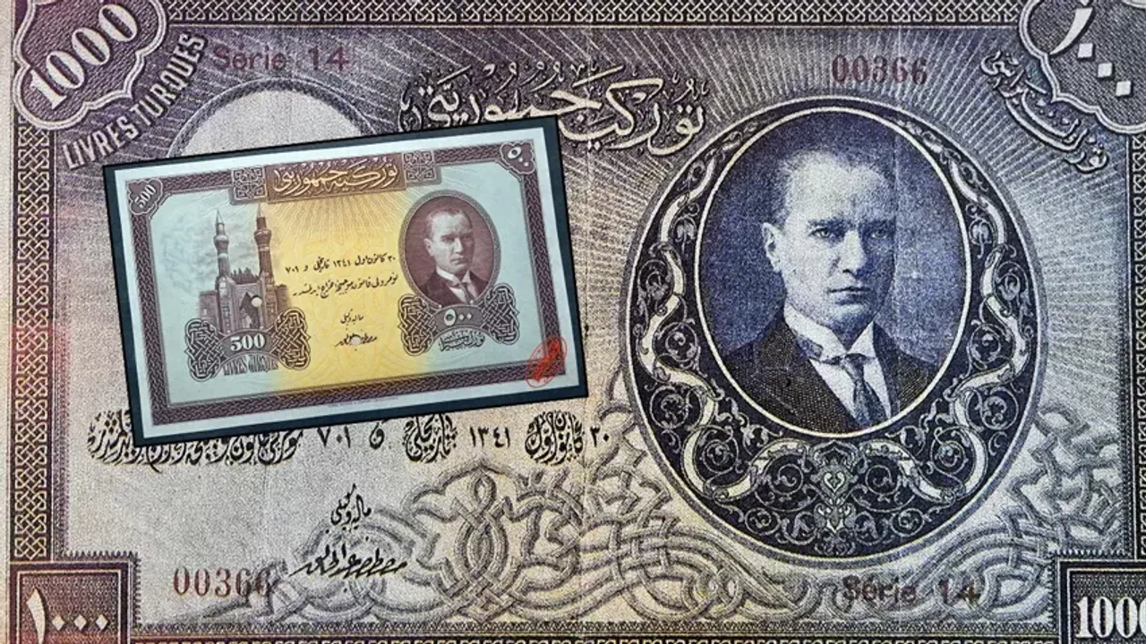 Ankara Kalesi’nden, kara sabanla çift süren köylüye kadar… Cumhuriyet döneminin ilk kağıt paraları