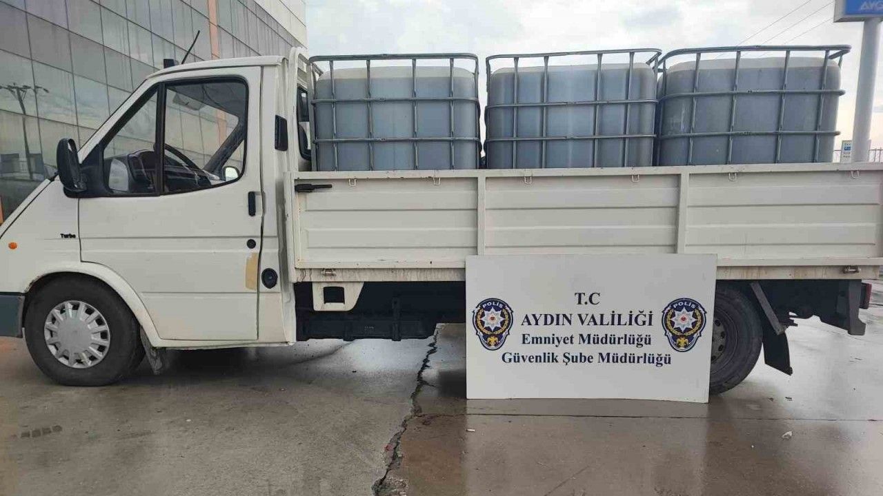 Aydın’da 3 Bin Litre Tağşiş Yağ Yakalandı