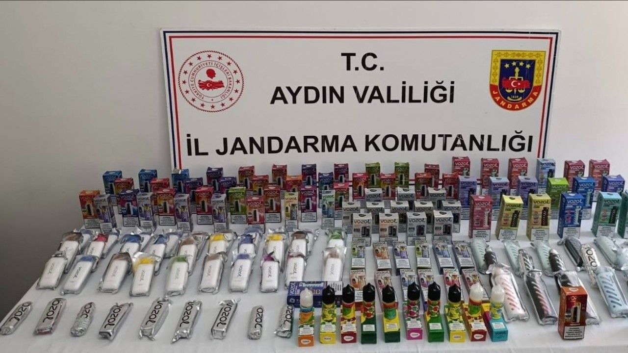 Elektronik sigara satan şahsa jandarma engeli