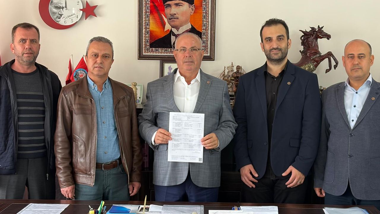 Başkan Yaman mazbatasını aldı