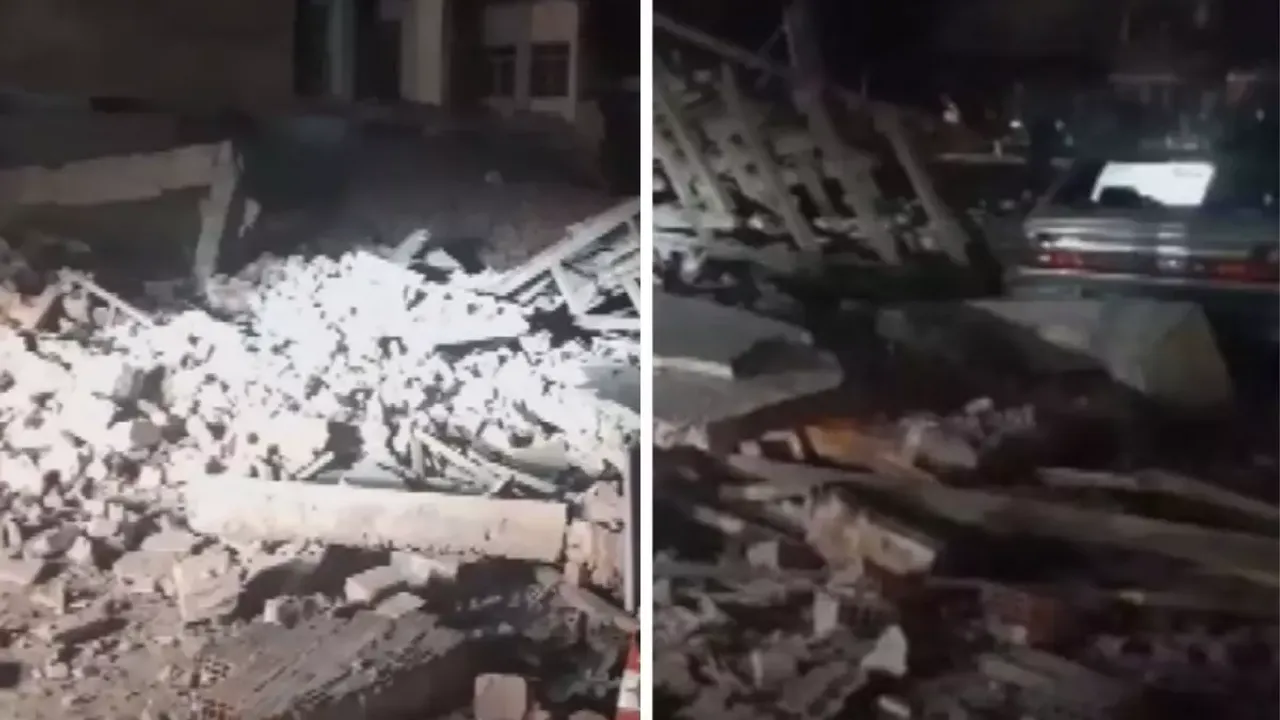 Son Dakika! Balıkesir’den Korkutan Görüntüler: 6.1 Büyüklüğündeki Deprem Sonrası Yıkılan Bina Var!