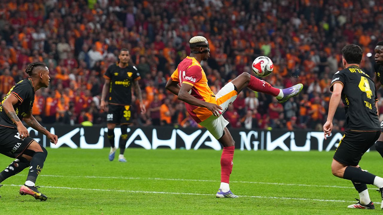 Aslan evinde kükredi! Göztepe'yi golcüleriyle yıktı
