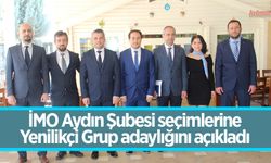 İMO Aydın Şubesi'nde seçim heyecanı! Yenilikçi Grup adaylığını açıkladı