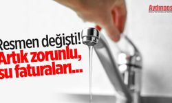 Resmen değişti! Artık zorunlu, su faturaları...