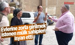 Aykonut'ta yine gerginlik! Evlerine zorla girilmek istenen mülk sahipleri isyan etti