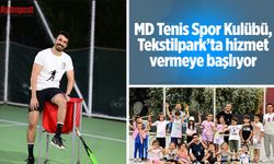 MD Tenis Spor Kulübü, Tekstilpark’ta hizmet vermeye başlıyor
