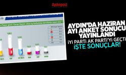Aydın'da Haziran ayı anket sonucu açıklandı! İyi Parti, Ak Parti'yi geçti... İşte sonuçlar