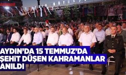 Aydın'da 15 Temmuz'da şehit düşen kahramanlar anıldı