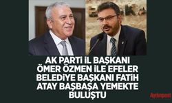 Aydın siyasetini karıştıracak iddia: AK Parti İl Başkanı Ömer Özmen ile CHP'li Fatih Atay başbaşa yemekte buluştu