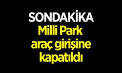 Milli Park araç girişine kapatıldı