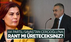 AK Partili Mustafa Savaş'tan Özlem Çerçioğlu'na: Rant mı üreteceksiniz?