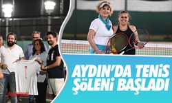 Aydın’da  tenis şöleni başladı