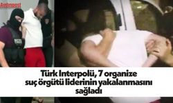 Türk Interpolü, 7 organize suç örgütü liderinin yakalanmasını sağladı