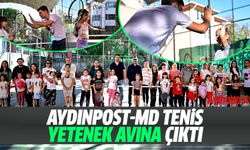 Aydınpost ve MD Tenis Kulübü Aydın'da yetenek avına çıktı