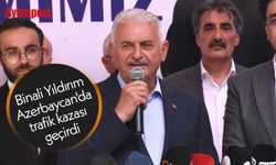 #Sondakika Binali Yıldırım Azerbaycan'da trafik kazası geçirdi