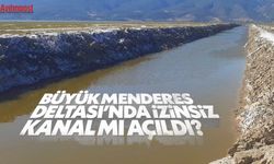Büyük Menderes Deltası'nda izinsiz kanal mı açıldı?