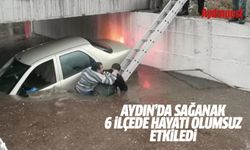 Aydın'da sağanak 6 ilçede hayatı olumsuz etkiledi