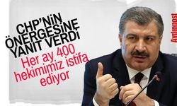 Bakan Koca'dan CHP'nin soru önergesine yanıt: Her ay 400 hekimimiz istifa ediyor