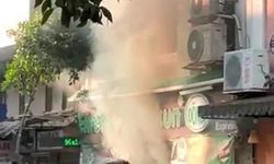 Aydın’daki patlamada alevlerden kurtulmaya çalışan 2 çocuk kameraya yansıdı