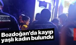 Bozdoğan’da kayıp yaşlı kadın bulundu