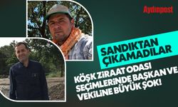 Köşk Ziraat Odası seçimlerinde başkan ve vekiline büyük şok! Veli Tuna ve Ümit Ertem sandıktan çıkamadı