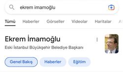 Google'a Ekrem İmamoğlu yazınca çıkan ünvan sosyal medyanın gündeminde